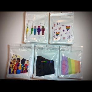 Neoprene washable PRIDE face mask